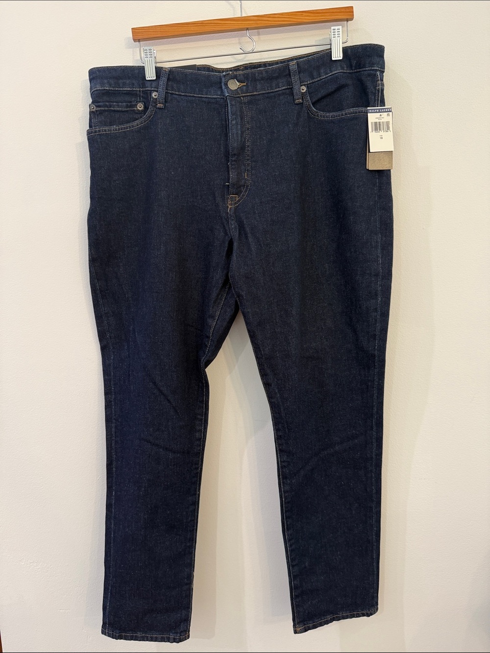 Ralph Lauren Men's Dark Indigo Slim-Straight Jeans